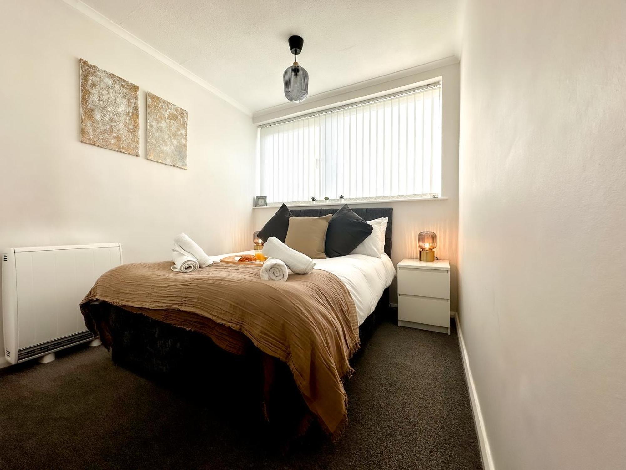Contemporary And Cosy Birmingham Apartment- Free Parking & Wi-Fi Exterior photo